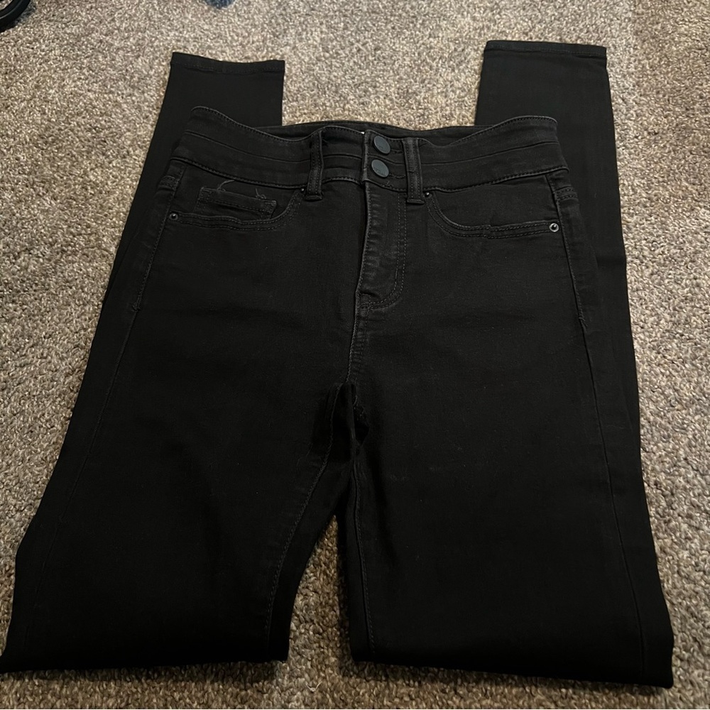 BKE Parker Universal Fit Black High Rise Skinny size 24x31